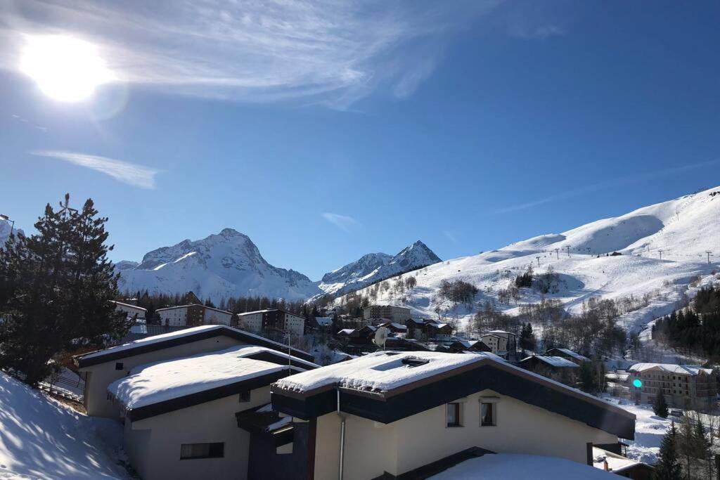 Petit Appartement Labellise Les 2 Alpes Residence Arc En Ciel Telesiege Petite Aiguille Les Deux Alpes Luaran gambar