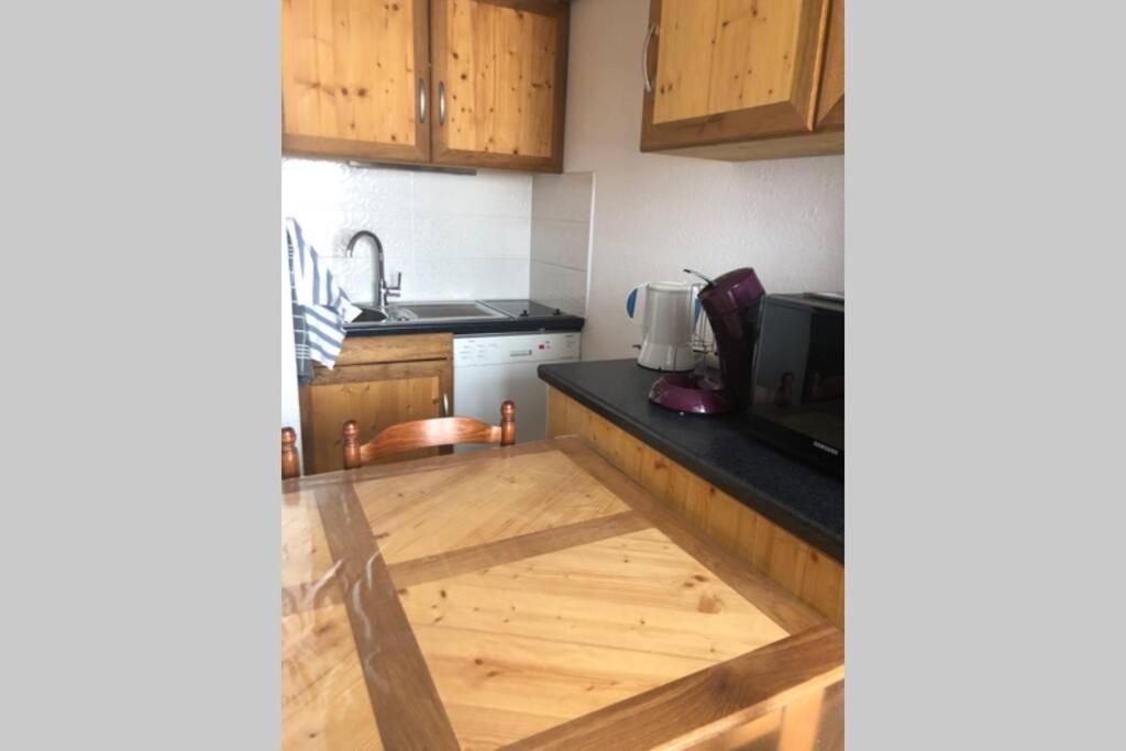 Petit Appartement Labellise Les 2 Alpes Residence Arc En Ciel Telesiege Petite Aiguille Les Deux Alpes Luaran gambar
